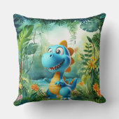 キュート恐竜装飾用クッション クッション (裏面)