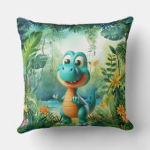 キュート恐竜装飾用クッション クッション (裏面)