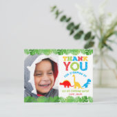 キュート恐竜誕生日サンキューカード サンキューカード (スタンド正面)