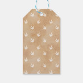 キュート恐竜誕生日ジノミテパーティー ギフトタグ (裏面)