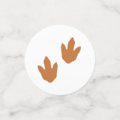 キュート恐竜誕生日 コンフェッティ (スモール正面)