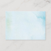 キュート恐竜1歳の誕生日パーティー エンクロージャーカード (裏面)