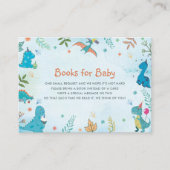 キュート恐竜1歳の誕生日パーティー エンクロージャーカード (正面)