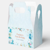 キュート恐竜1歳の誕生日パーティー フェイバーボックス (オープン)