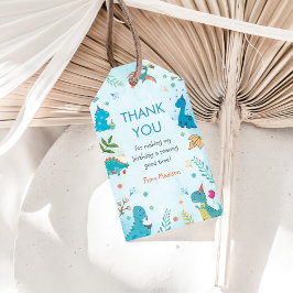 キュート恐竜1st誕生日パーティープレゼントラベル ギフトタグ