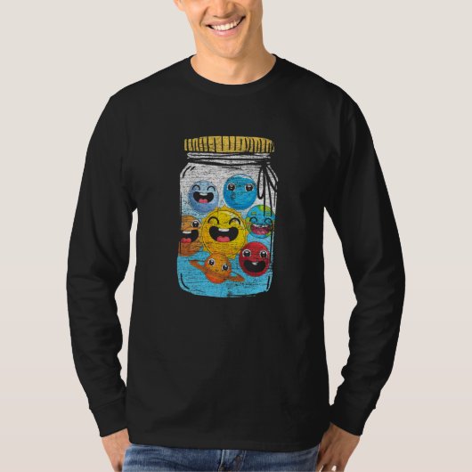 キュート惑星天文学者宇宙旅行銀河系 Tシャツ (正面)