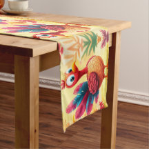 キュート感謝祭トルコのテーブルランナー