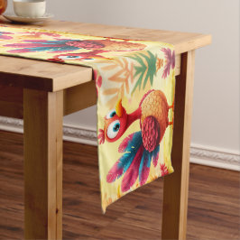 キュート感謝祭トルコのテーブルランナー ミディアムテーブルランナー