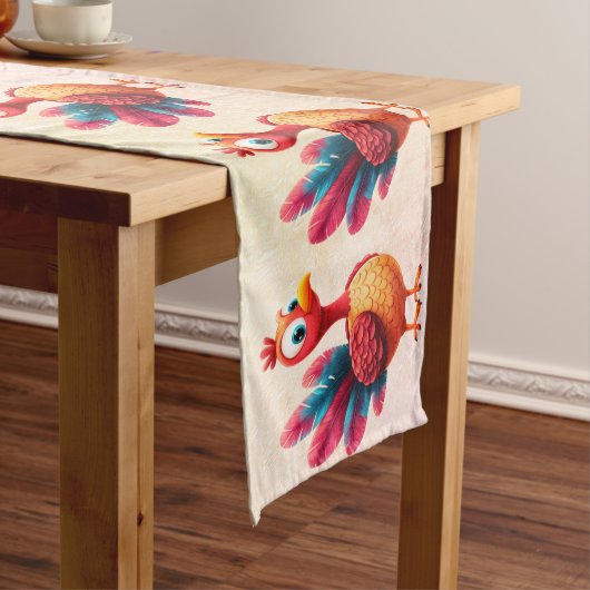 キュート感謝祭トルコのテーブルランナー ミディアムテーブルランナー (インサイチュ)