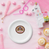 キュート感謝祭格言withトルコイラストレーションC ペーパープレート (パーティー)