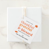 キュート感謝賛美感謝感謝祭 フェイバータグ (インサイチュ)