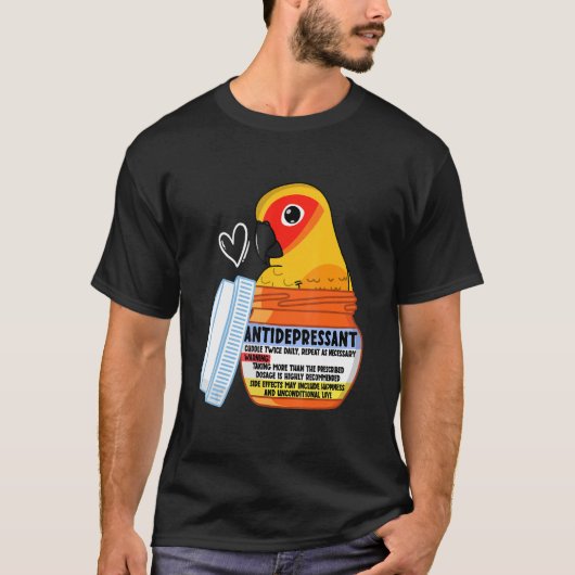 キュート抗うつ薬オウムIサンコンレ Tシャツ (正面)