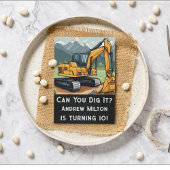 キュート掘削機建築設備掘削機 招待状