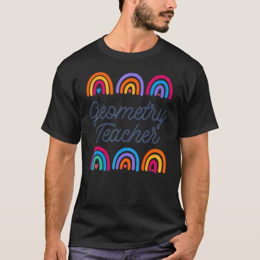 キュート数学コーチ先生数理ジオメトリチーム Tシャツ (正面)