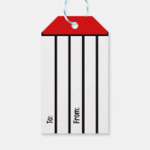 キュート時々いけなレトロクリスマスピンナップ ギフトタグ (裏面)