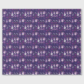 キュート暗号 – Mothman Pattern ラッピングペーパー (フラット)