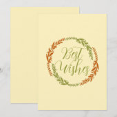 キュート最高のウィズリースはがき 招待状 (正面/裏面)