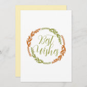 キュート最高のウィズリースはがき 招待状 (正面/裏面)