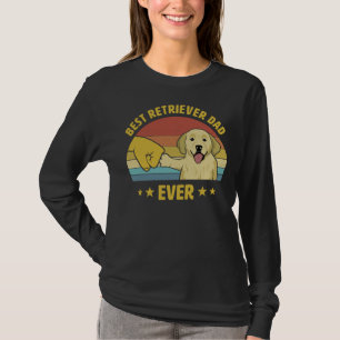 キュート最高のゴールデンレトリバーパパエバーヴィンテージ子犬 Tシャツ