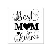 キュート最高のマ・エバー・タイポグラフィ・スクリプト ラバースタンプ (インプリント)