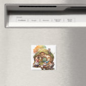 キュート格言スクエアマグネット マグネット (インサイチュ (食洗機))