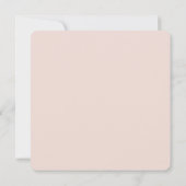 キュート植物学モダンミニマル引っ越し祝いパーティー 招待状 (裏面)