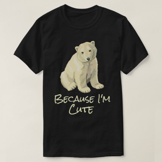キュート極北極ベア Tシャツ (デザイン正面)