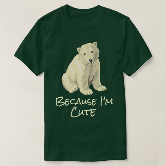 キュート極北極ベア Tシャツ (デザイン正面)