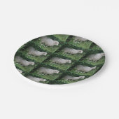 キュート欲張り羊食べ紙プレート ペーパープレート (アングル)