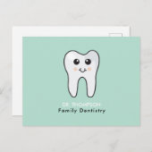 キュート歯ファミリー歯科事業 シーズンポストカード (正面/裏面)