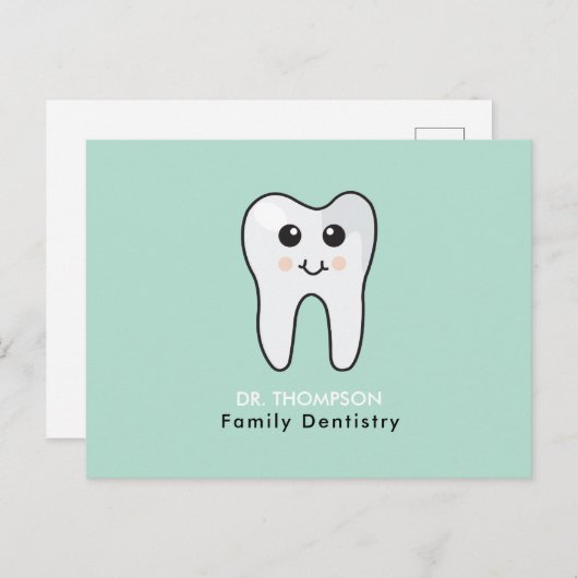 キュート歯ファミリー歯科事業 シーズンポストカード (正面/裏面)