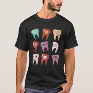 キュート歯科ライフハッピーヴァレンティヌ2019sデイD Tシャツ