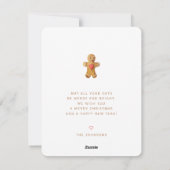 キュート水モダン彩ジンジャーブレッドマン シーズンカード (裏面)