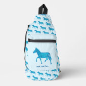 キュート水玉模様ゼブラ スリングバッグ (正面)