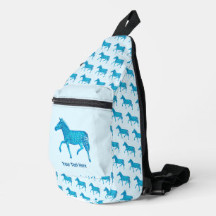 キュート水玉模様ゼブラ スリングバッグ