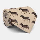 キュート水玉模様ゼブラ ネクタイ (ロール)