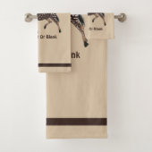 キュート水玉模様ゼブラ バスタオルセット (インサイチュ)