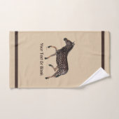 キュート水玉模様ゼブラ バスタオルセット (ハンドタオル)