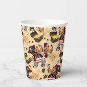 キュート海賊熊の宝石図パーティー 紙コップ (右)