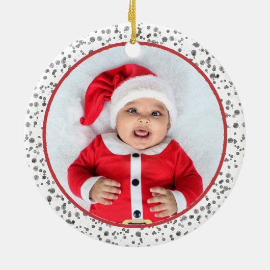 キュート消防士ダルマチアパーソナライズされた子犬 セラミックオーナメント (裏面)