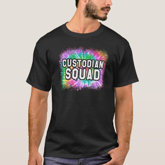 キュート清掃スタッフ管理分隊が感謝タイ Tシャツ (正面)
