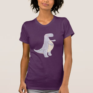 キュート灰色ティラノサウルスレックス玩具 Tシャツ