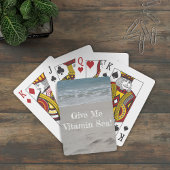 キュート熱帯ビーチ波砂ビタミン海引用文 トランプ