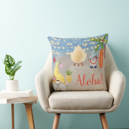 キュート熱帯格言オンビーチルアウ（ハワイ式宴会）パーティー クッション (椅子)