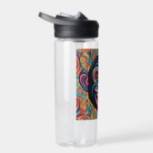 キュート熱狂するチおもしろいンパンジー ウォーターボトル (右面)