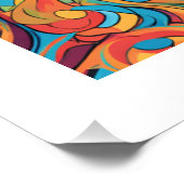 キュート熱狂するチおもしろいンパンジー ポスター (コーナー)