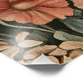 キュート猫ヴィンテージ子猫ウィリアム・モリススタイル フォトプリント            (角)