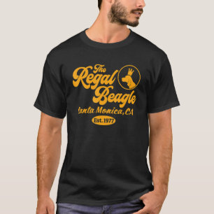 キュート王室のビーグルドッグクラウンクラシックレトロヴィンテージ Tシャツ