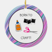 キュート生まれな陶製のオーナメントを作るために セラミックオーナメント (裏面)