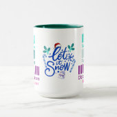 キュート産科医Doc名前をカスタムするクリスマスプレゼント マグカップ (中央)